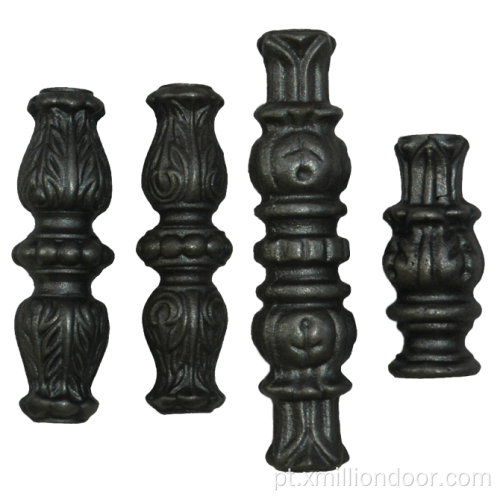 Coleira de estúdio de ferro fundido ornamental